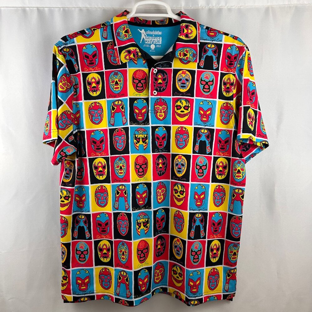 NWT Chubbies x George Kittle Luche Libre Polo